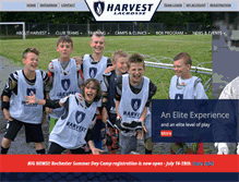 Tablet Screenshot of harvestlacrosse.com
